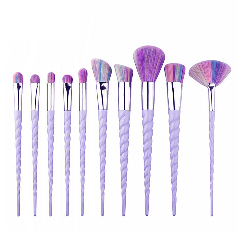 Multi Color Spiral Makeup Brush