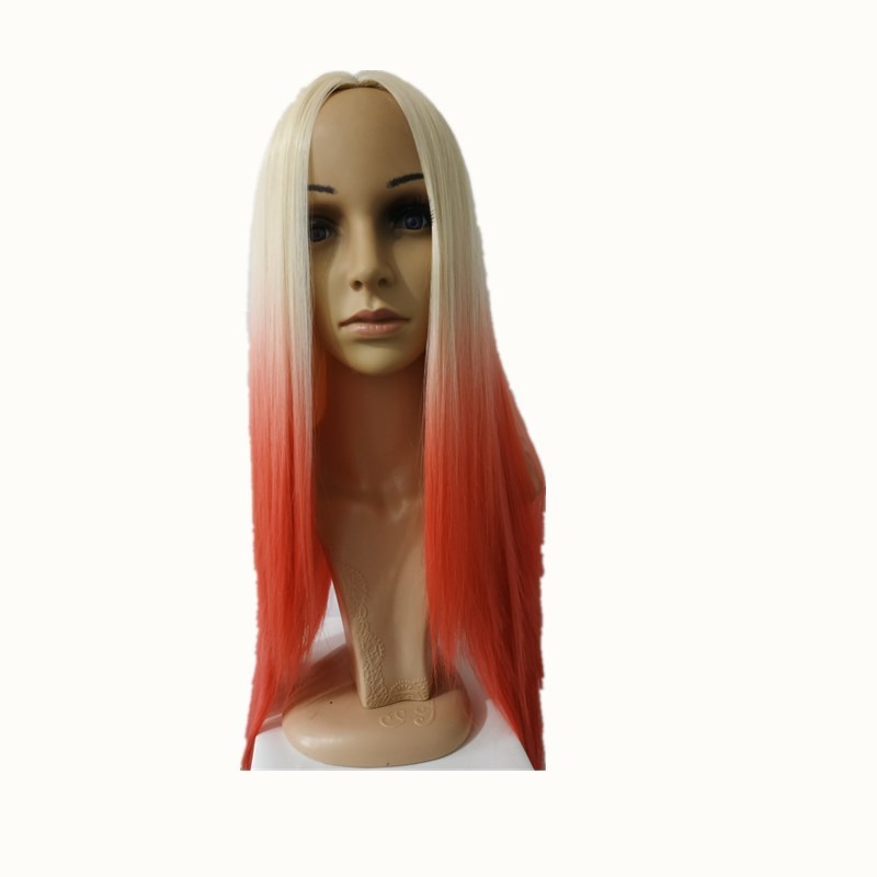 Big Red Mid-length Straight Hair