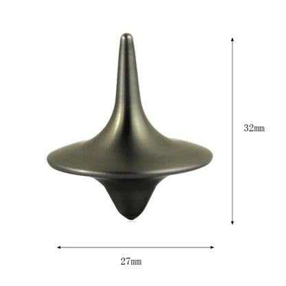 Plain Designer Spinning Top in different metal colors