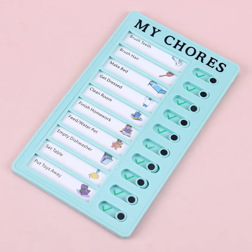 Planning Board Checklist with Wall Hanging possibility for todos and chores