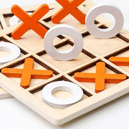 Tic-Tac-Toe noughts and crosses game for Kids 14,5 x 14,5 cm