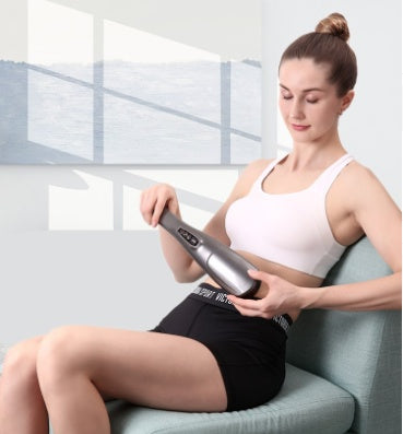 Hand-held cervical massager