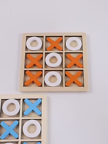 Tic-Tac-Toe noughts and crosses game for Kids 14,5 x 14,5 cm